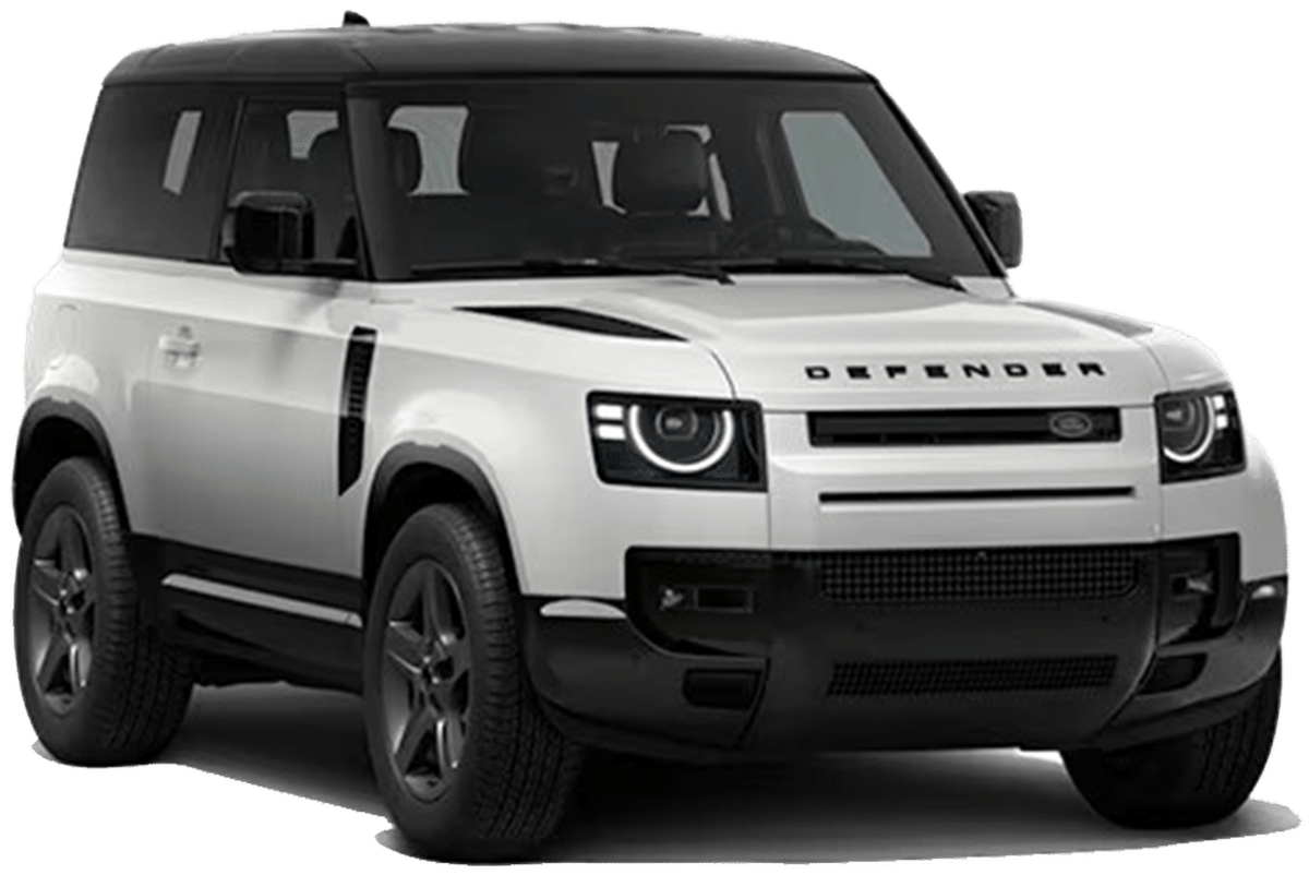 Land Rover Defender arriving at Budget Cars